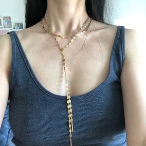 Madewell long layered necklace